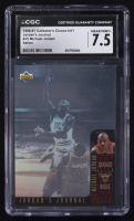 Michael Jordan 1996-97 Collector's Choice International Jordan's Journal Italian #J5 (CGC 7.5) at PristineAuction.com