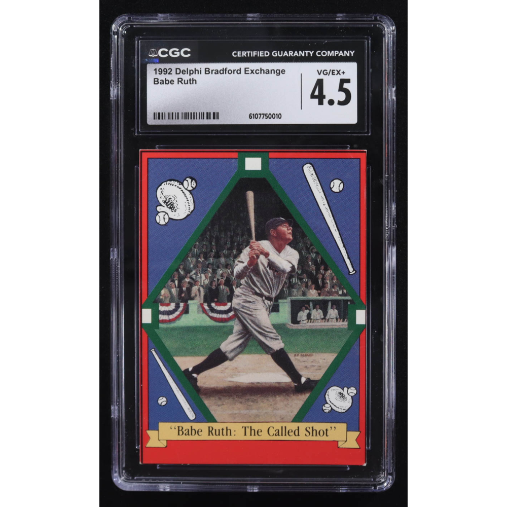 Babe Ruth Callign Shot Babe Ruth 1992 Delphi Bradford Exchange