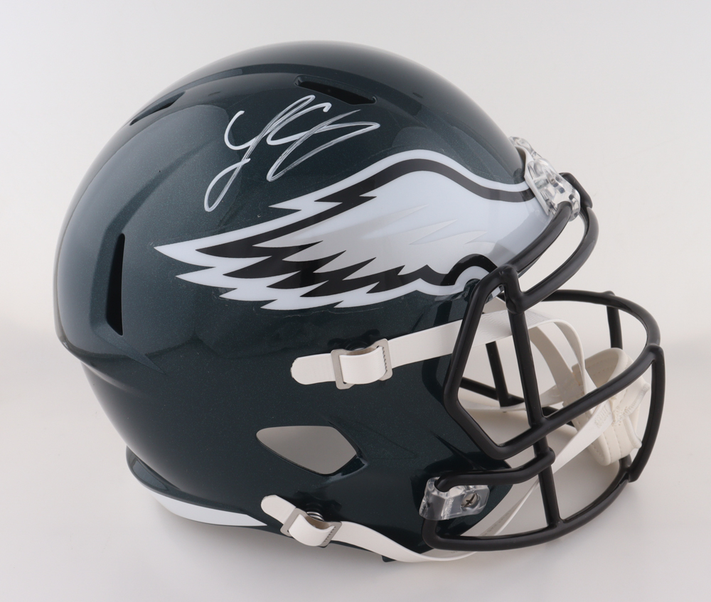 LeSean McCoy Signed Eagles Full-Size Speed Helmet (JSA) at PristineAuction.com LeSean McCoy Signed Eagles Full-Size Speed Helmet (JSA) at PristineAuction.com