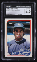 Deion Sanders 1989 Topps Traded #110T RC (CGC 8.5) at PristineAuction.com