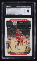 Michael Jordan 1996-97 Upper Deck Collector's Choice International Bulls Victory Tour Italian #26 (CGC 9) at PristineAuction.com