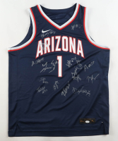 2025 - 2026 Arizona Wildcats Nike Authentic Jersey Team-Signed by (16) with Head Coach Tommy Lloyd, Koa Peat, Brayden Burries, Jaden Bradley (JSA) at PristineAuction.com