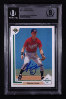Chipper Jones Signed 1991 Upper Deck #55 RC (BGS) at PristineAuction.com