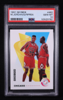 Michael Jordan / Scottie Pippen 1991 Skybox #462 (PSA 10) at PristineAuction.com