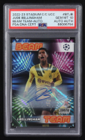 Jude Bellingham 2022-23 Stadium Club Chrome UEFA Beam Team Autographs #BTJB (PSA 10) at PristineAuction.com