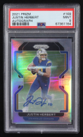 Justin Herbert 2021 Panini Prizm Autographs Prizms #169 (PSA 9) at PristineAuction.com