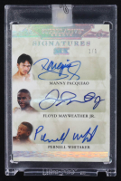 2020 Leaf Superlative Sports Superlative Signatures Six Silver Spectrum #SS604 #1/1 Manny Pacquiao / Floyd Mayweather Jr. / Pernell Whitaker / Zab Judah / Errol Spence Jr. / Micky Ward at PristineAuction.com