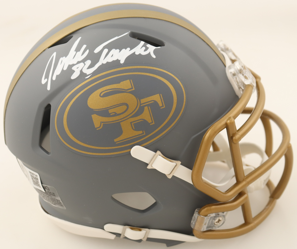 John Taylor Signed 49ers Slate Alternate Speed Mini Helmet (Beckett) at PristineAuction.com John Taylor Signed 49ers Slate Alternate Speed Mini Helmet (Beckett) at PristineAuction.com