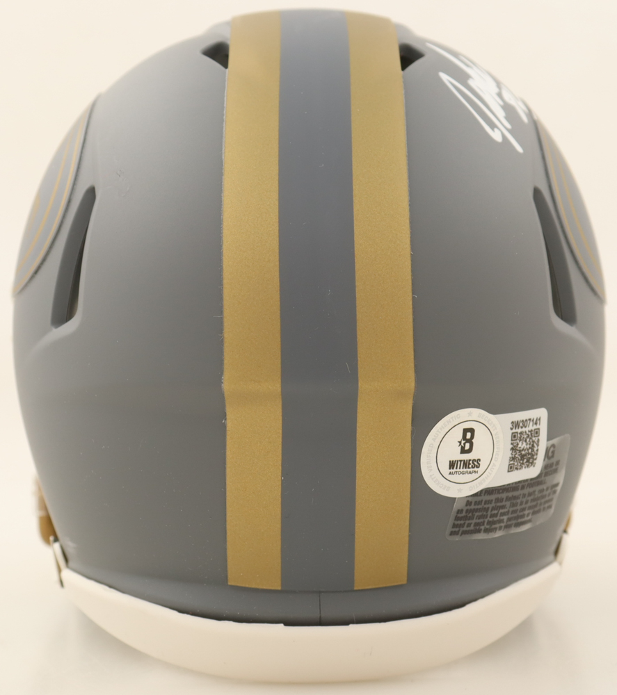 John Taylor Signed 49ers Slate Alternate Speed Mini Helmet (Beckett) at PristineAuction.com John Taylor Signed 49ers Slate Alternate Speed Mini Helmet (Beckett) at PristineAuction.com