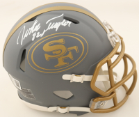 John Taylor Signed 49ers Slate Alternate Speed Mini Helmet (Beckett) at PristineAuction.com