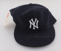 Joe DiMaggio Signed Vintage Yankees Hat (PSA) at PristineAuction.com