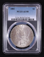 1881 Morgan Silver $1 Dollar (PCGS AU58) at PristineAuction.com