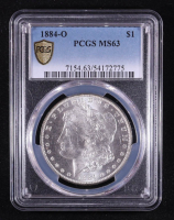 1884-O Morgan Silver $1 Dollar (PCGS MS63) at PristineAuction.com