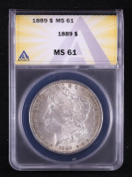 1889 Morgan Silver $1 Dollar (ANACS MS61) at PristineAuction.com