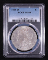 1884-O Morgan Silver $1 Dollar (PCGS MS63) at PristineAuction.com