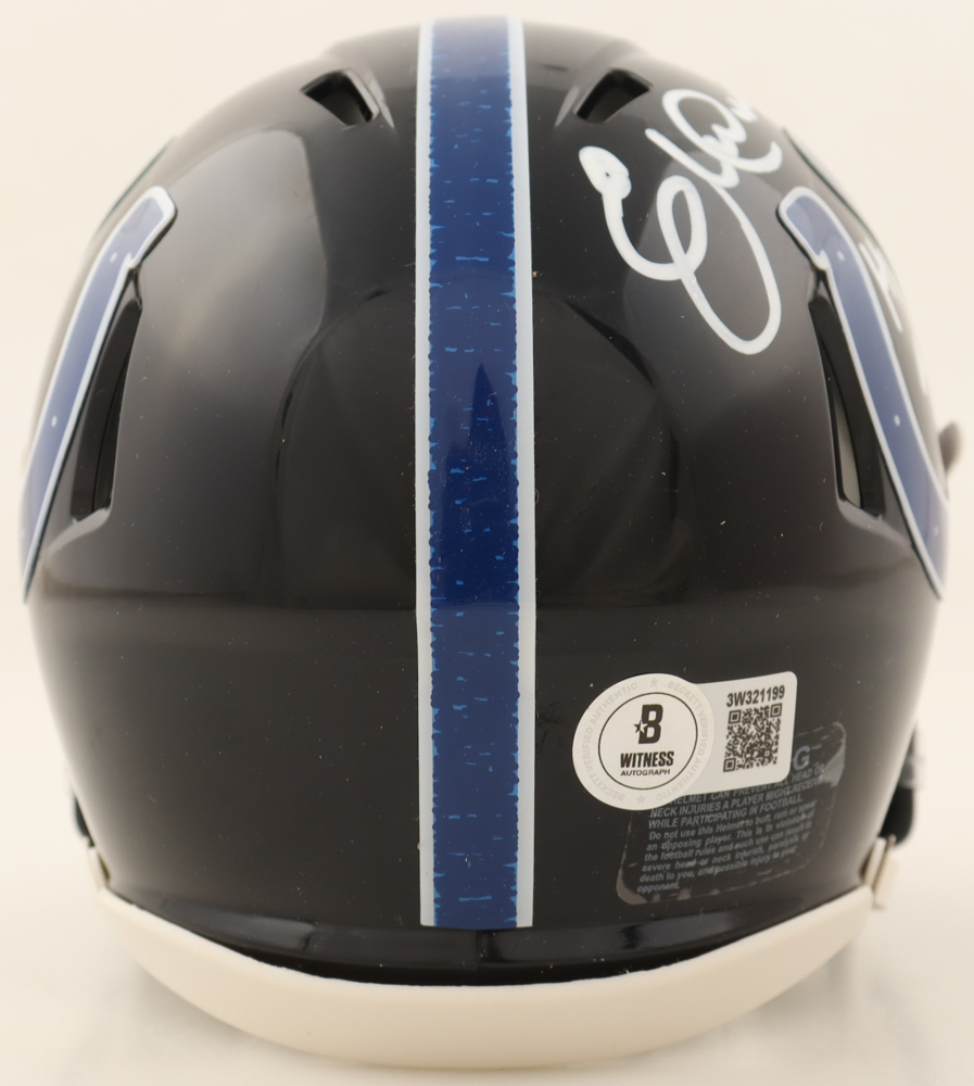 Eric Dickerson Signed Colts Alternate Speed Mini Helmet Inscribed "HOF 99" (Beckett) at PristineAuction.com Eric Dickerson Signed Colts Alternate Speed Mini Helmet Inscribed "HOF 99" (Beckett) at PristineAuction.com