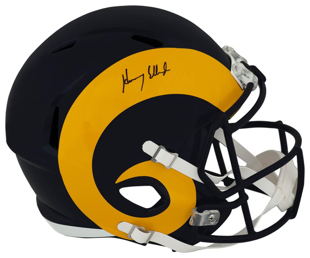 Henry Ellard Signed Rams Full-Size Throwback Alternate Speed Helmet (Schwartz) at PristineAuction.com Henry Ellard Signed Rams Full-Size Throwback Alternate Speed Helmet (Schwartz) at PristineAuction.com