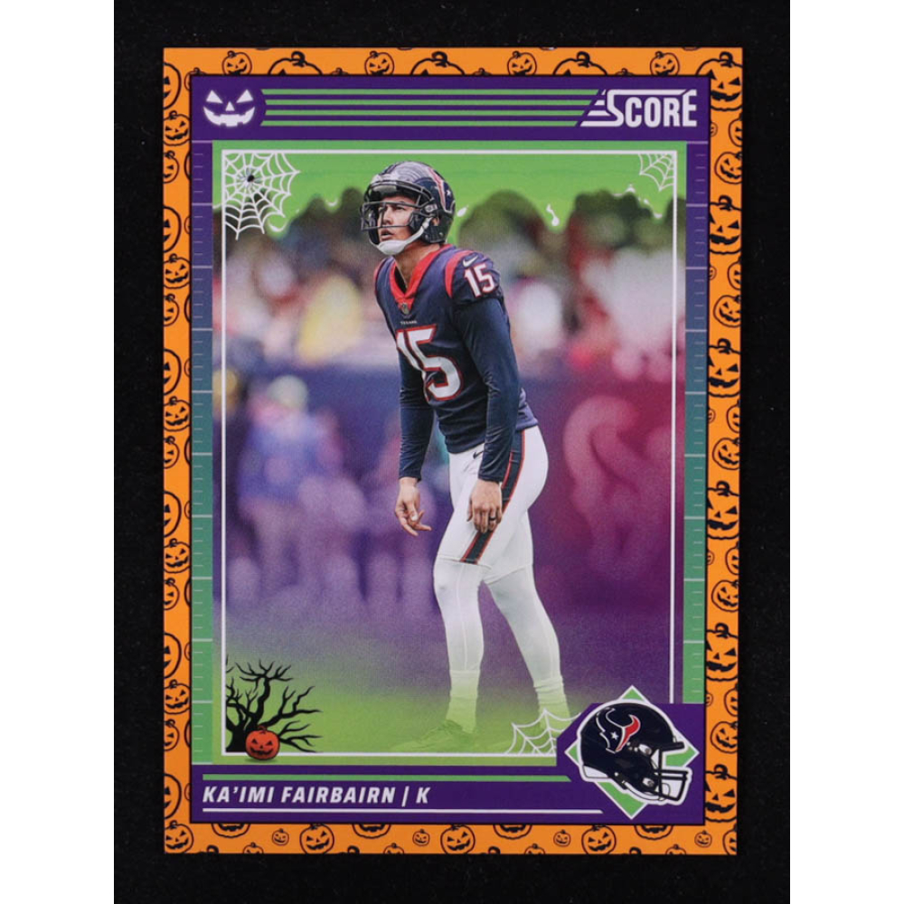 Ka'imi Fairbairn 2024 Score Halloween Pumpkin #115 at PristineAuction.com