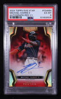 Michael Harris II 2024 Topps Five Star Autographs Red #FSA-MH #1/1 (PSA 6) at PristineAuction.com
