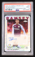 Jacob Ramsey 2024-25 Topps Chrome UEFA Club Competitions Autographs Toppsfractors #CAJR #25/52 (PSA 9) at PristineAuction.com