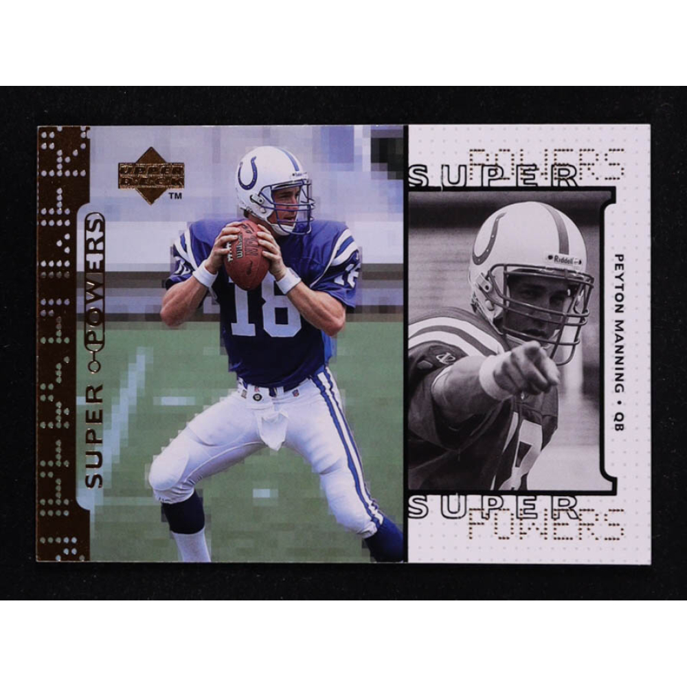 Peyton Manning 1998 Upper Deck Super Powers #S16 RC at PristineAuction.com