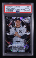 Aaron Judge 2025 Topps Chrome Sapphire Selections Black #SS-3 #07/10 (PSA 10) at PristineAuction.com