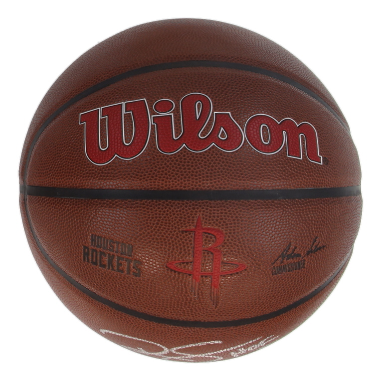 Ralph Sampson Signed Rockets Logo NBA Basketball Inscribed "HOF'12" (Schwartz) at PristineAuction.com Ralph Sampson Signed Rockets Logo NBA Basketball Inscribed "HOF'12" (Schwartz) at PristineAuction.com