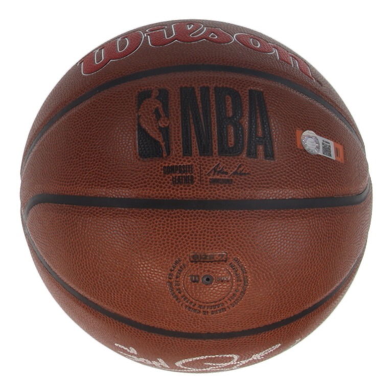 Ralph Sampson Signed Rockets Logo NBA Basketball Inscribed "HOF'12" (Schwartz) at PristineAuction.com Ralph Sampson Signed Rockets Logo NBA Basketball Inscribed "HOF'12" (Schwartz) at PristineAuction.com