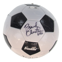 Brandi Chastain Signed Franklin Soccer Ball Inscribed "6 USA" (Schwartz) at PristineAuction.com