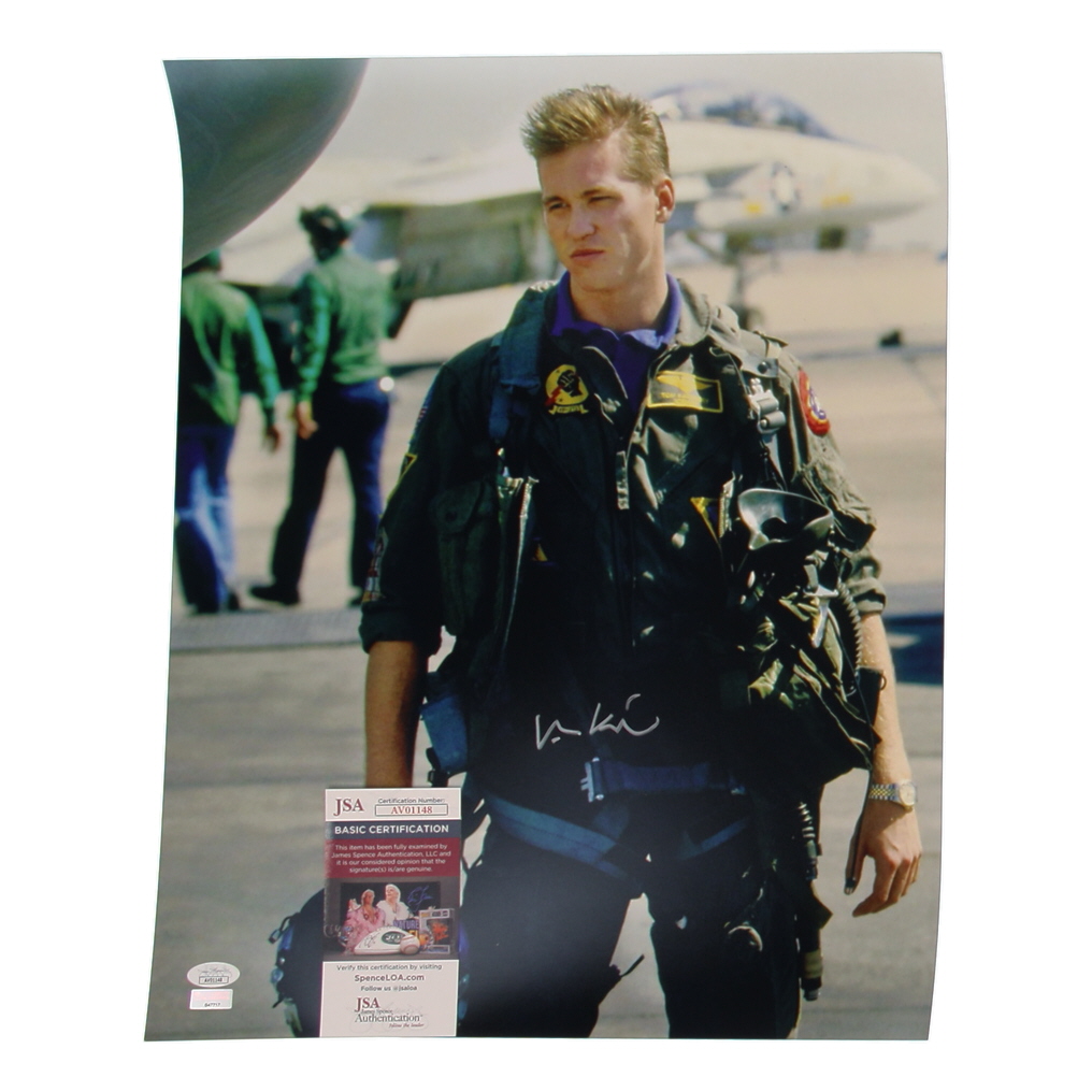 Val Kilmer Signed "Top Gun" 16x20 Photo (JSA) at PristineAuction.com Val Kilmer Signed "Top Gun" 16x20 Photo (JSA) at PristineAuction.com
