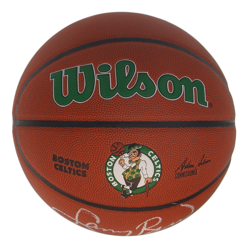 Larry Bird Signed Celtics Logo Basketball (Schwartz & Bird) at PristineAuction.com Larry Bird Signed Celtics Logo Basketball (Schwartz & Bird) at PristineAuction.com