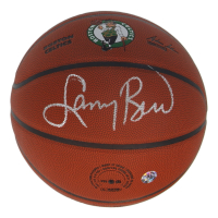 Larry Bird Signed Celtics Logo Basketball (Schwartz & Bird) at PristineAuction.com