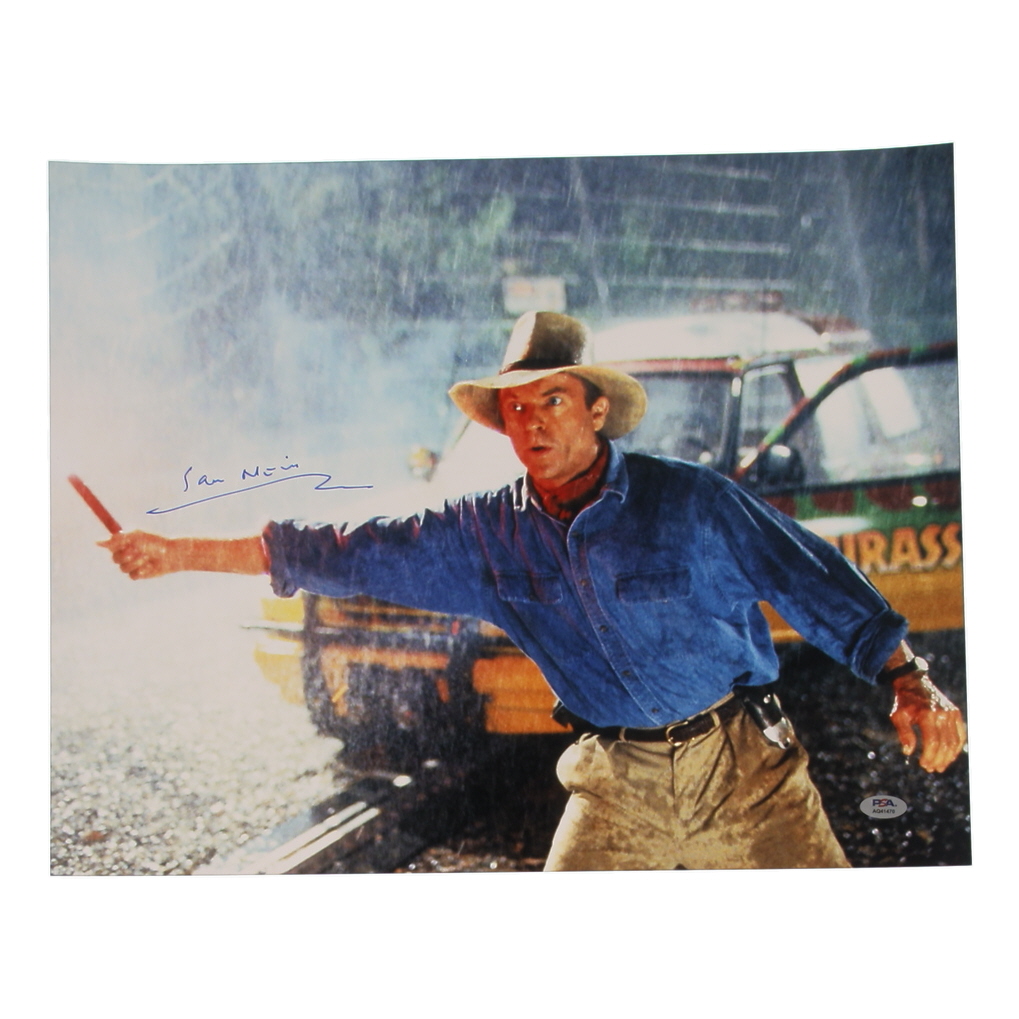 Sam Neill Signed "Jurassic Park" 16x20 Photo (PSA) at PristineAuction.com Sam Neill Signed "Jurassic Park" 16x20 Photo (PSA) at PristineAuction.com
