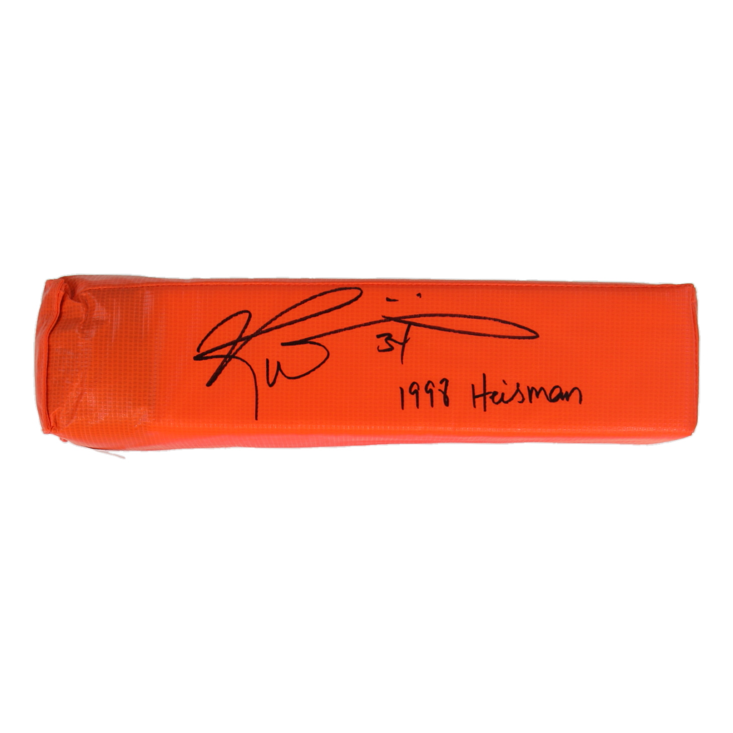 Ricky Williams Signed End Zone Pylon Inscribed "1998 Heisman" (Schwartz) at PristineAuction.com Ricky Williams Signed End Zone Pylon Inscribed "1998 Heisman" (Schwartz) at PristineAuction.com