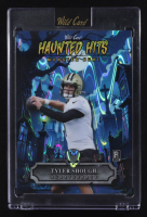 Tyler Shough 2025 Wild Card Haunted Hits Monster Hunt Haunted Cemetery Blue Ray Wave #HHC-TS #1/1 RC at PristineAuction.com