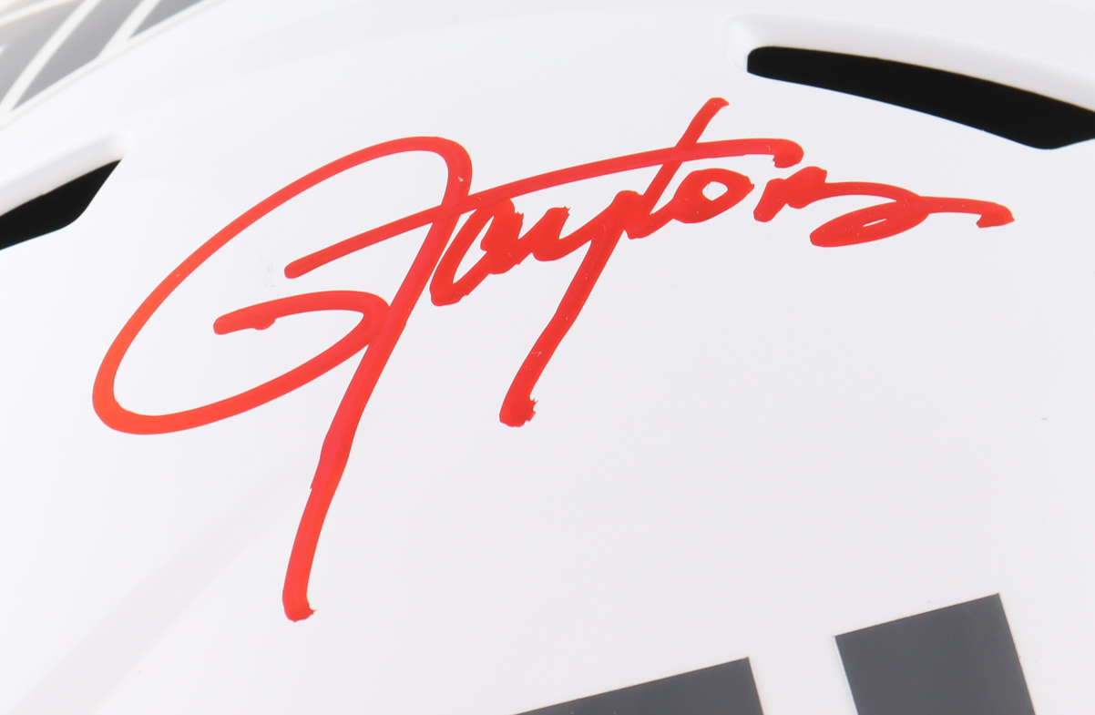 Lawrence Taylor Signed Giants Full-Size Salute to Service Alternate Speed Helmet (JSA) at PristineAuction.com Lawrence Taylor Signed Giants Full-Size Salute to Service Alternate Speed Helmet (JSA) at PristineAuction.com