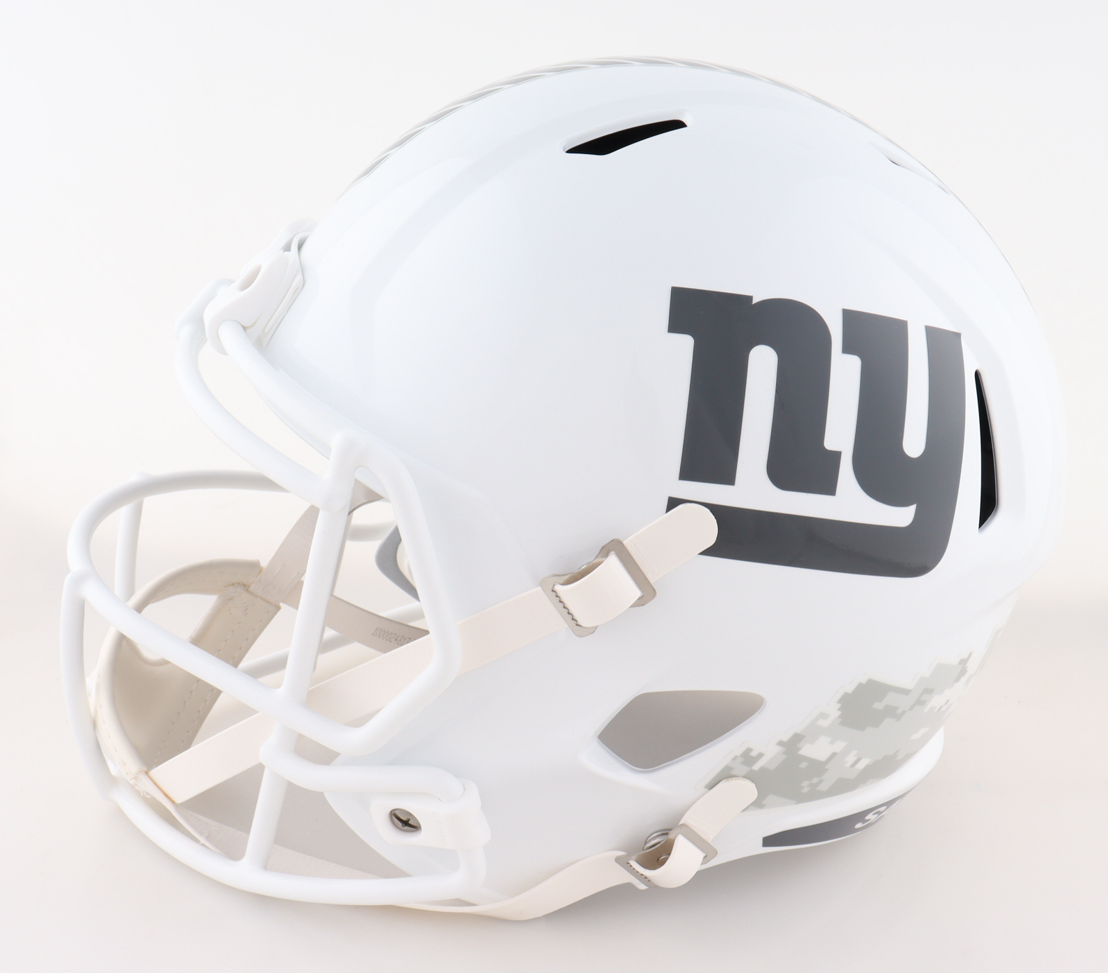 Lawrence Taylor Signed Giants Full-Size Salute to Service Alternate Speed Helmet (JSA) at PristineAuction.com Lawrence Taylor Signed Giants Full-Size Salute to Service Alternate Speed Helmet (JSA) at PristineAuction.com