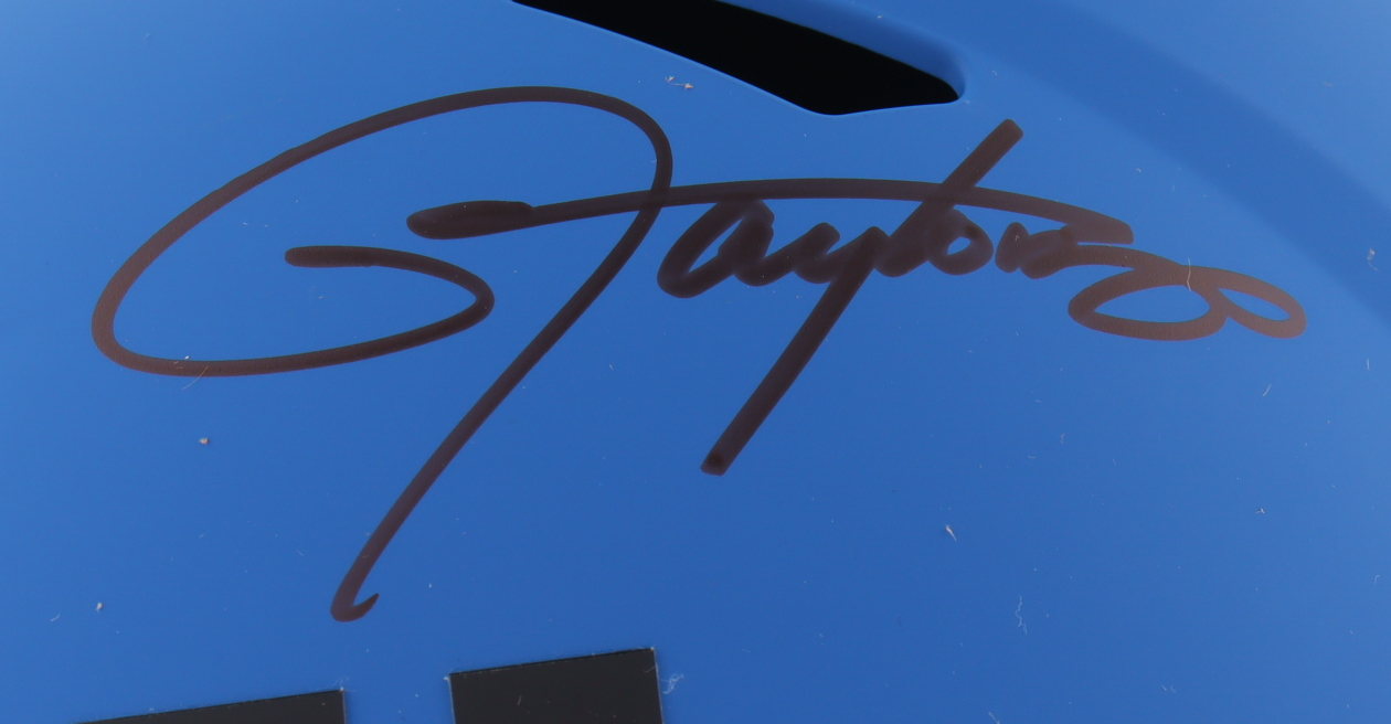 Lawrence Taylor Signed Giants Full-Size Rave Alternate Speed Helmet (JSA) at PristineAuction.com Lawrence Taylor Signed Giants Full-Size Rave Alternate Speed Helmet (JSA) at PristineAuction.com