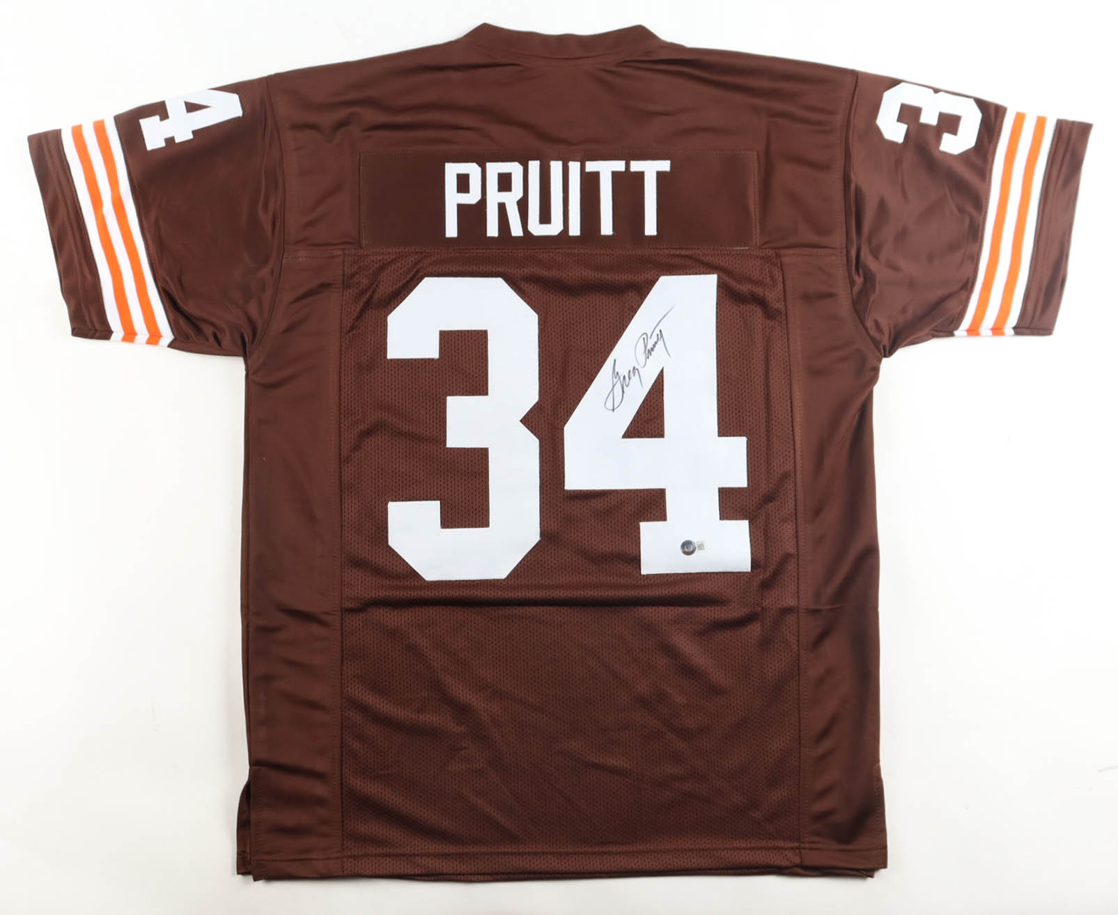 Greg Pruitt Signed Jersey (Beckett) at PristineAuction.com Greg Pruitt Signed Jersey (Beckett) at PristineAuction.com