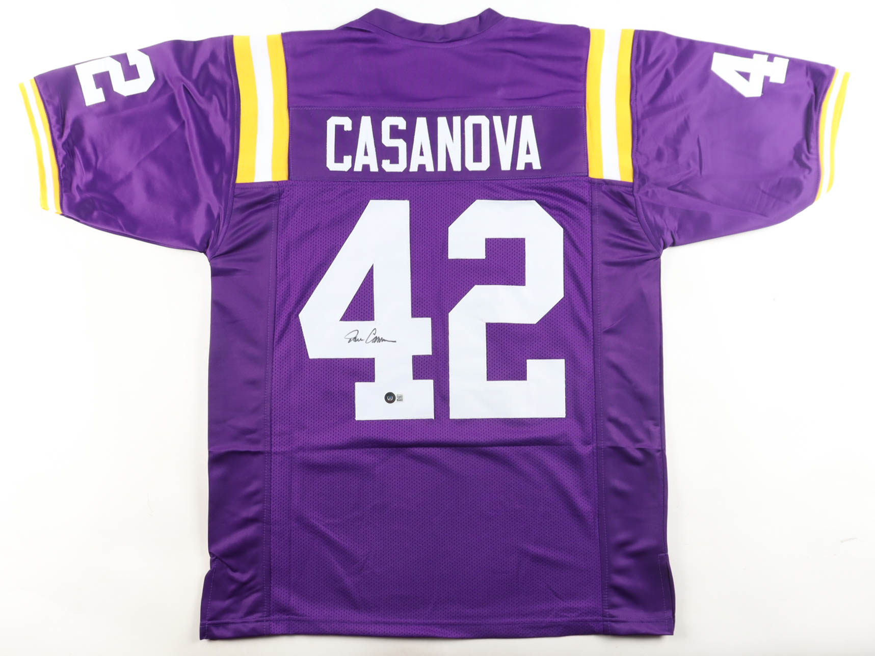 Tommy Casanova Signed Jersey (Beckett) at PristineAuction.com Tommy Casanova Signed Jersey (Beckett) at PristineAuction.com