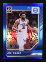 Joel Embiid 2024-25 Donruss Optic Blue #19 #03/49 at PristineAuction.com