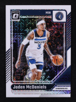 Jaden McDaniels 2024-25 Donruss Optic Choice White #40 #22/48 at PristineAuction.com