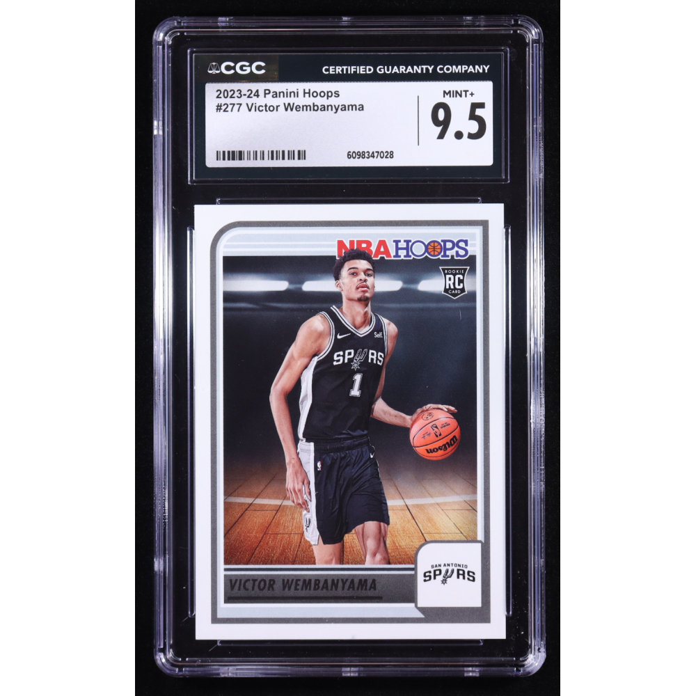 Victor Wembanyama 2023-24 Hoops #277 RC (CGC 9.5) at PristineAuction.com