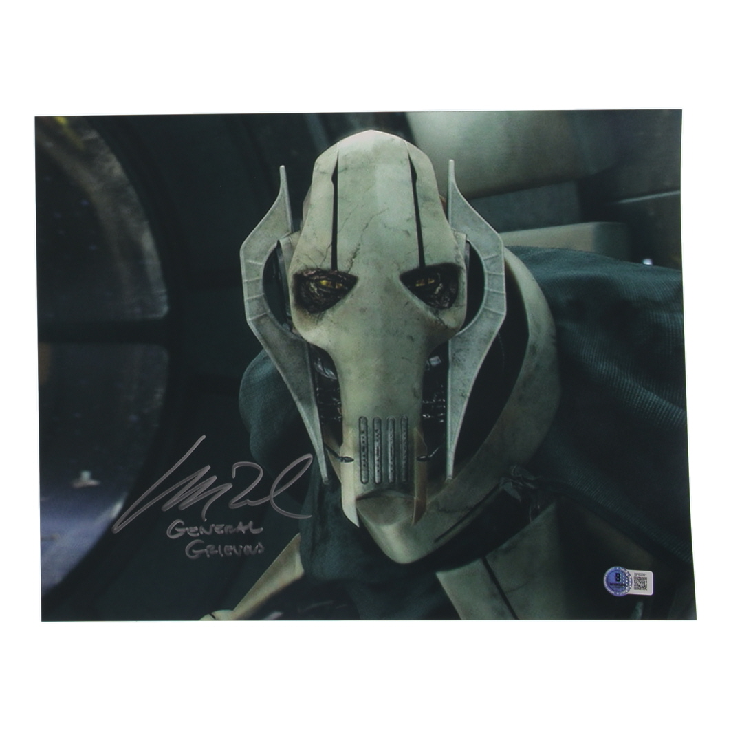 Matthew Wood Signed "Star Wars" 11x14 Photo Inscribed "General Grievous" (Beckett) at PristineAuction.com Matthew Wood Signed "Star Wars" 11x14 Photo Inscribed "General Grievous" (Beckett) at PristineAuction.com