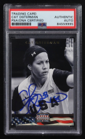 Cat Osterman Signed Panini 2012 Americana Heroes & Legends #72 (PSA) at PristineAuction.com