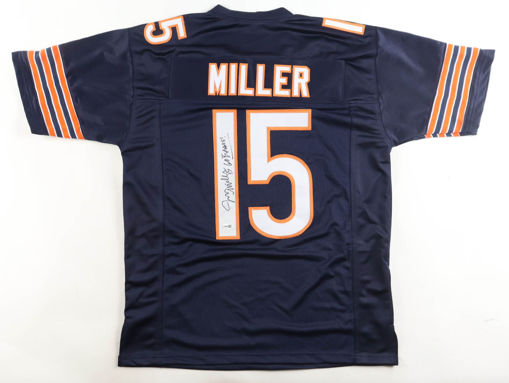 Jim Miller Signed Jersey Inscribed "60 Bears" (JSA) at PristineAuction.com Jim Miller Signed Jersey Inscribed "60 Bears" (JSA) at PristineAuction.com