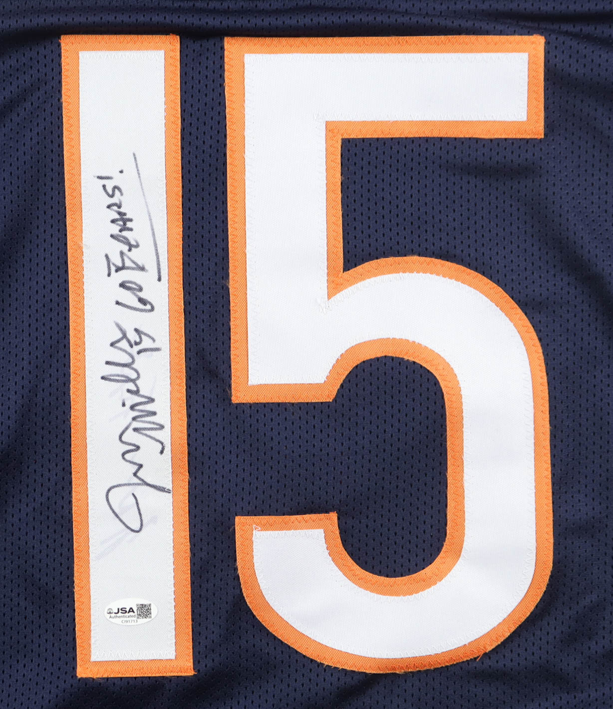 Jim Miller Signed Jersey Inscribed "60 Bears" (JSA) at PristineAuction.com Jim Miller Signed Jersey Inscribed "60 Bears" (JSA) at PristineAuction.com