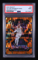 Victor Wembanyama 2023-24 Select Prizms Orange Flash #87 RC (PSA 9) at PristineAuction.com