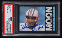 Warren Moon Signed 1985 Topps Inscribed "HOF 06" #251 (PSA) at PristineAuction.com
