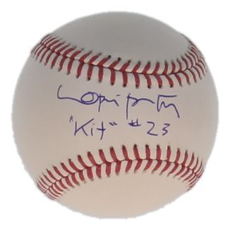 Lori Petty Signed OML Baseball Inscribed "Kit" (Schwartz) at PristineAuction.com Lori Petty Signed OML Baseball Inscribed "Kit" (Schwartz) at PristineAuction.com